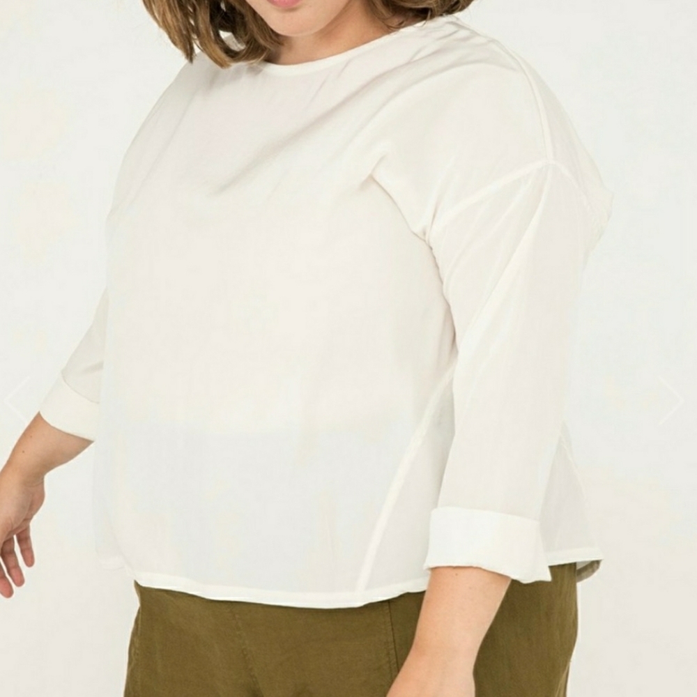 Elizabeth Suzann Ivory Parabola Top XL